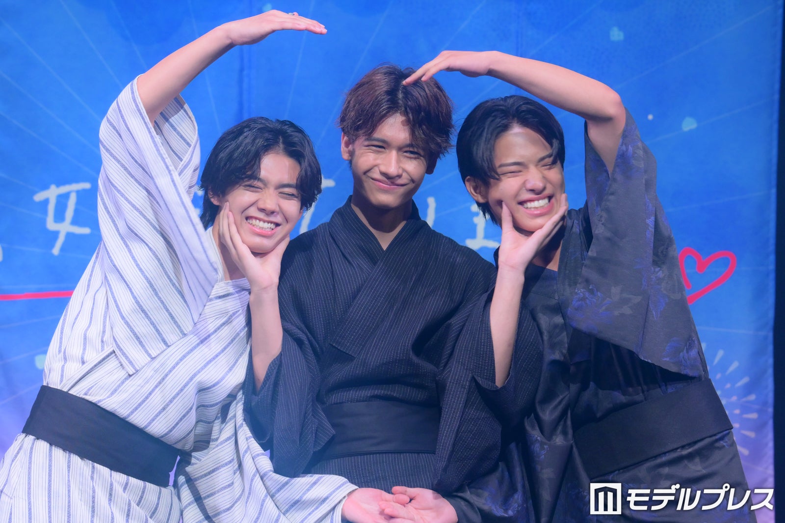宮崎宇宙、鳥井悠叶、江口惺大郎（C）モデルプレス