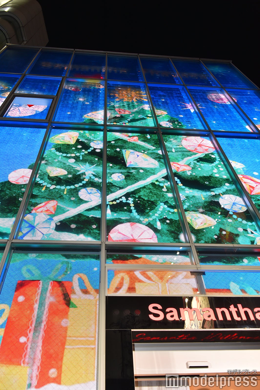 巨大LEDクリスマスツリー（C）モデルプレス