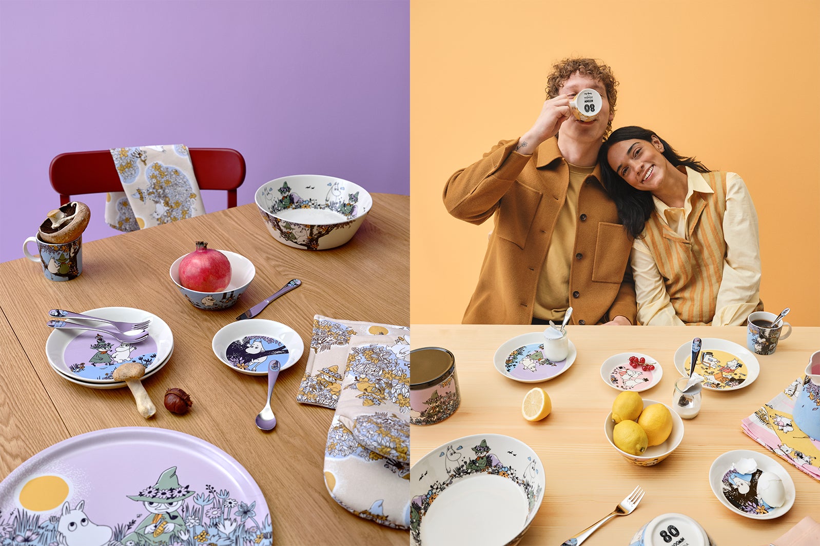 ムーミン アラビアから新コレクション「フレンズ フォーエバー＆ファミリー タイム」登場