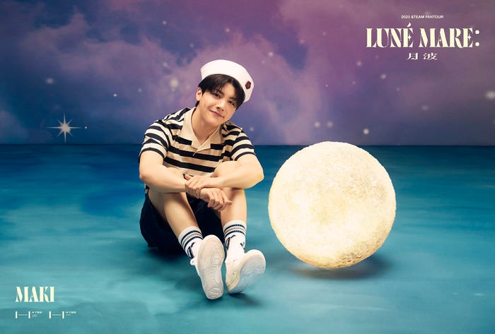 「2023 &TEAM FANTOUR LUNE MARE : 月波」ソロポスター/MAKI(C)HYBE LABELS JAPAN
