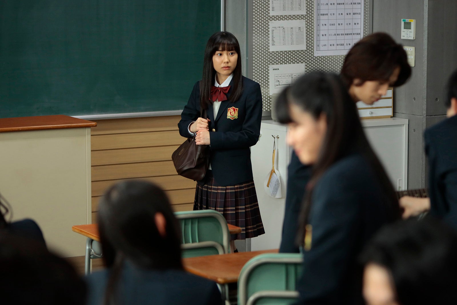 芦田愛菜「最高の教師 1年後、私は生徒に■された」第2話より（C）日本テレビ