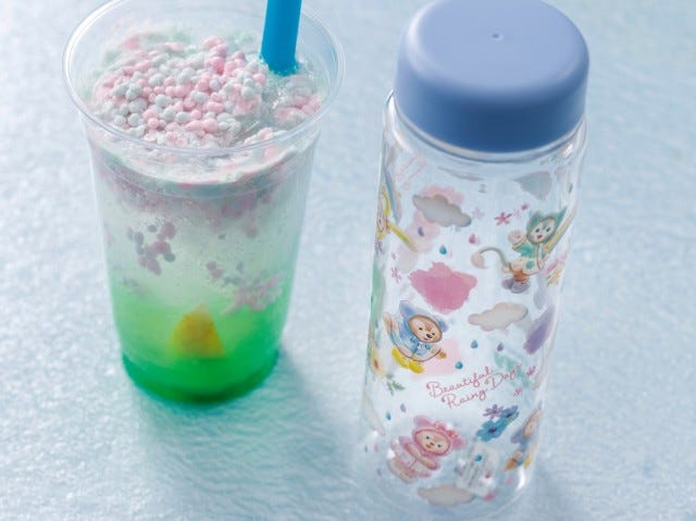 ジェラトーニのリモナータ(ミルクのフローズンビーズ)、スーベニアドリンクボトル付き 2,000円(C)Disney