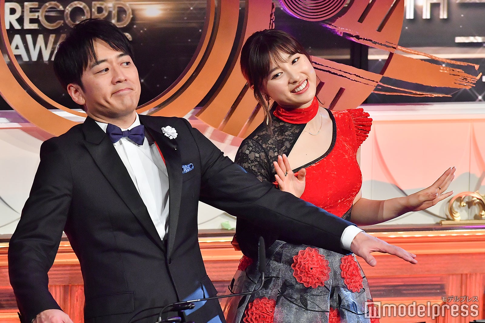 安住紳一郎TBSアナウンサー、土屋太鳳 （C）モデルプレス