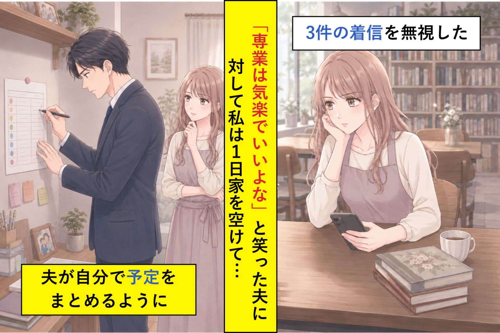 「専業は気楽でいいよな」と笑った夫が翌日、義母の前で玄関に正座させられていた理由