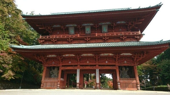 高野山・大門(2021年11月6日撮影)