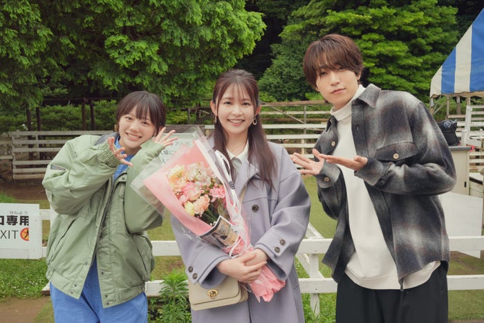 中島瑠菜、久間田琳加、橋本将生(C)2026「お姉ちゃんの翠くん」製作委員会 (C)目黒あむ/集英社