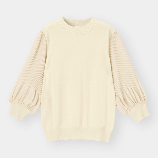 春コーデ GU レディ見え おすすめ 春コーデ GU レディ見え おすすめ プリーツスリーブ