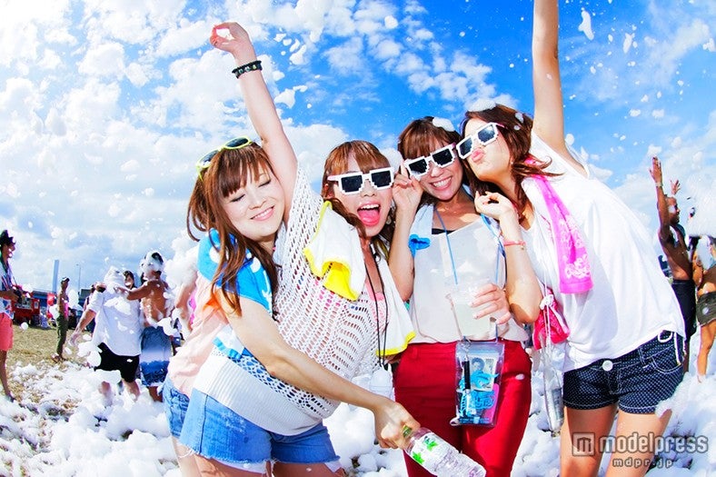 初開催のバブルラン（イメージ写真）