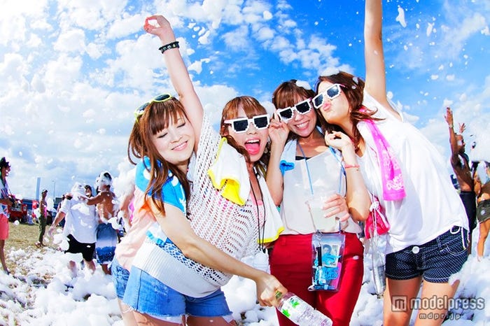 初開催のバブルラン(イメージ写真)