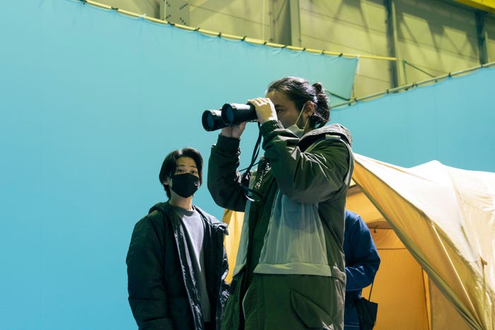 山田孝之「見張り台」メイキング写真(提供写真)
