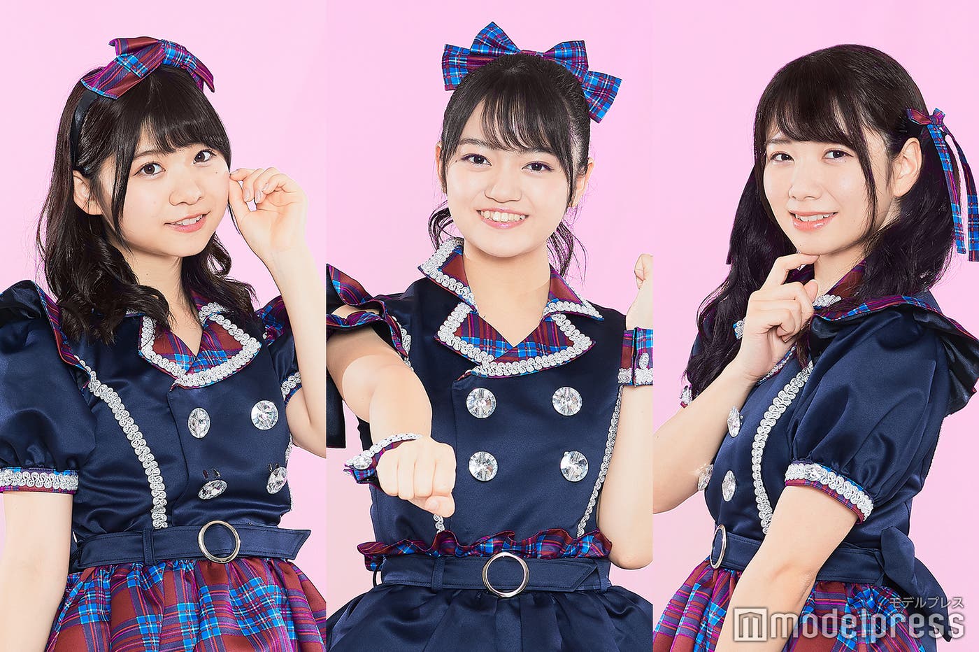 (左から)橋村理子、吉川茉優、高萩千夏 (C)モデルプレス