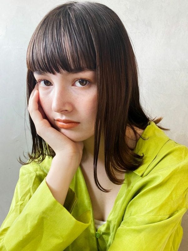 離れ目さんに合う前髪って 悩みを全てチャームポイントにする好バランスなヘア モデルプレス