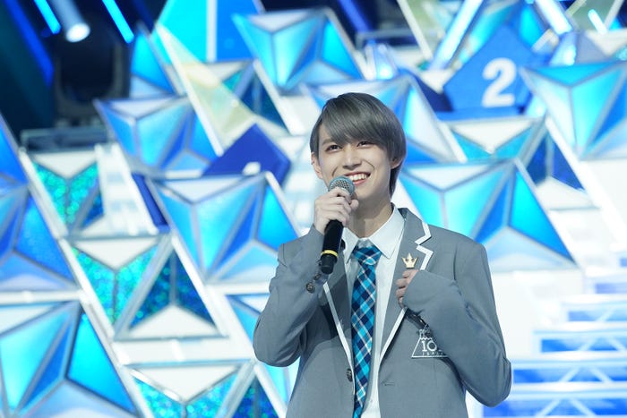 白岩瑠姫「PRODUCE 101 JAPAN」最終回(C)LAPONE ENTERTAINMENT