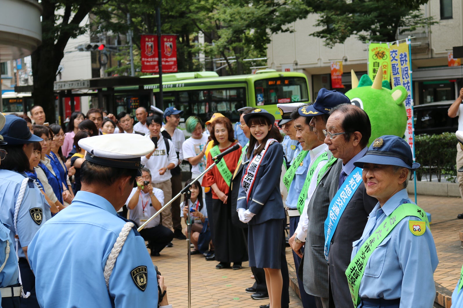 「さいたま市交通安全出発式」の様子（提供写真）