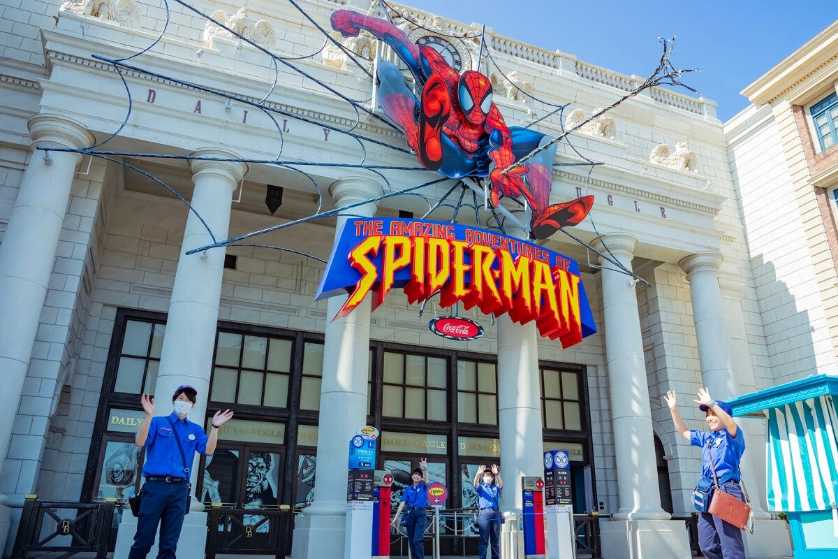 ニューヨーク・エリアでひときわ目立つアトラクションの外観　画像提供：ユニバーサル・スタジオ・ジャパン