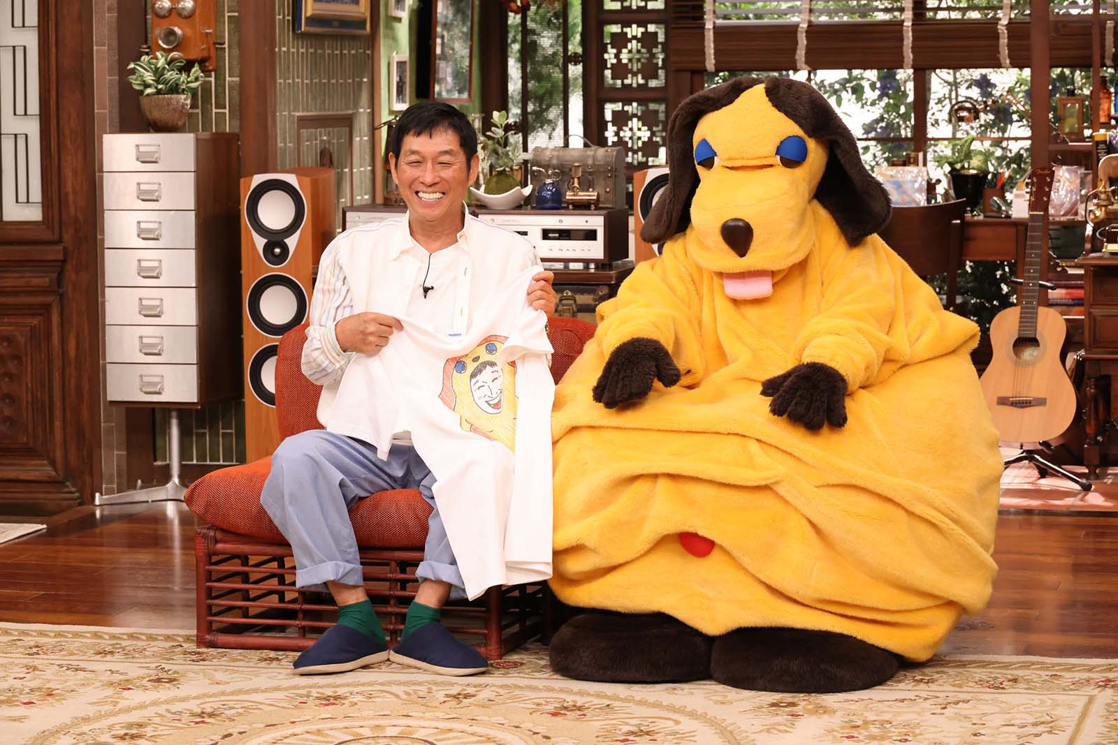 明石家さんま、まんまちゃん（C）カンテレ