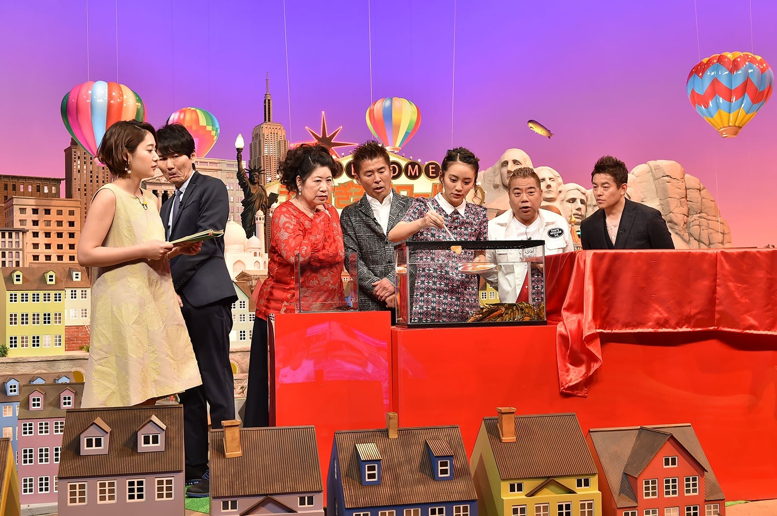 「デカすぎるザ・ワールド　　マジか！？実在したぞ！超巨大○○40連発SP」のワンシーン（C）TBS