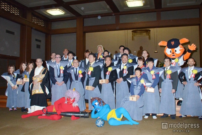 池上本門寺の節分追儺式に参加した著名人