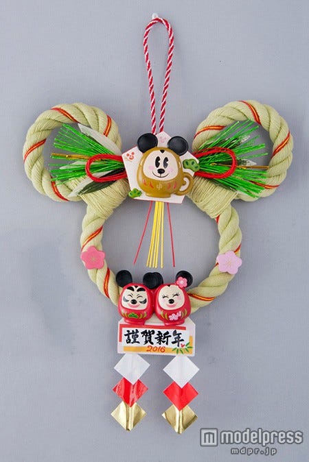 しめ飾り¥2900/(C)Disney