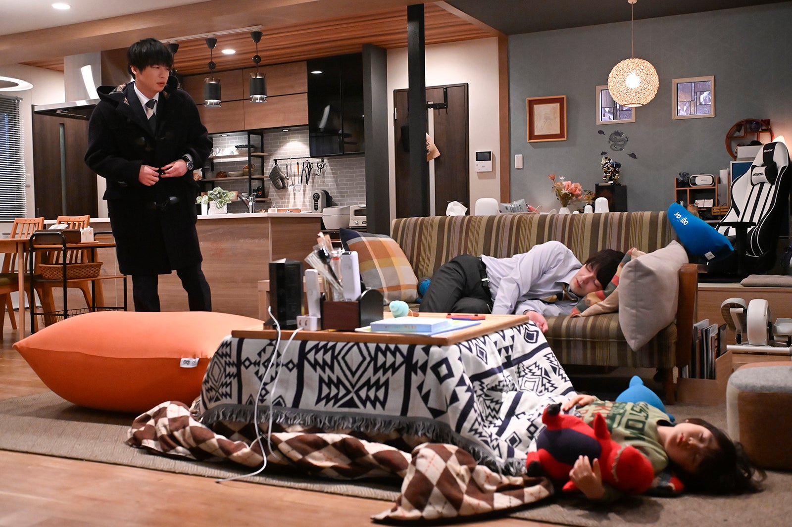 田中圭、林遣都、佐藤大空「おっさんずラブ-リターンズ-」第7話（C）テレビ朝日