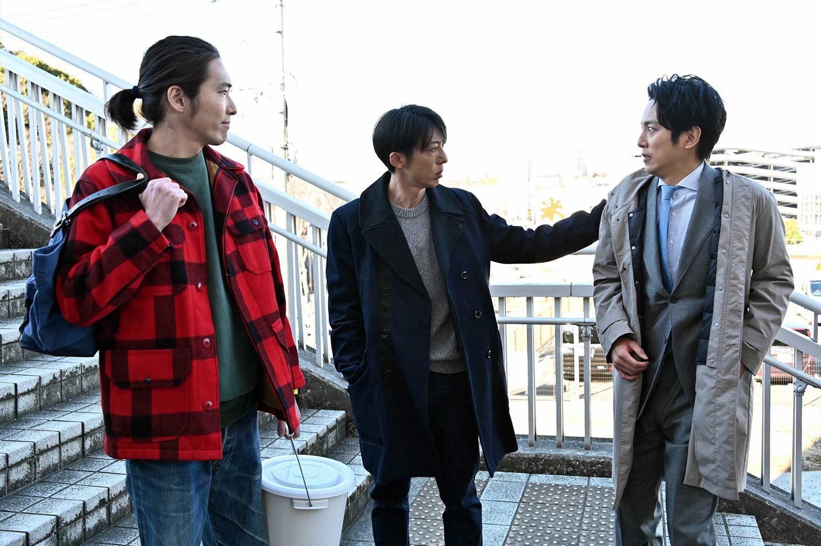 柄本佑、高橋一生、溝端淳平「天国と地獄 ～サイコな2人～」第7話より（C）TBS