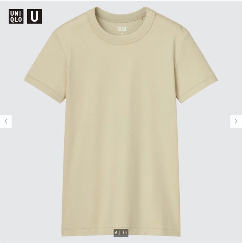 ユニクロ　uniqlo　レディース　アイテム　おすすめ　オススメ　トレンド　人気　コスパ　使える　おしゃれ　お洒落　オシャレ　2022　夏　トップス　即戦力　すぐ使える　人気　Tシャツ　クルーネックT　ユニクロユー　uniqlo