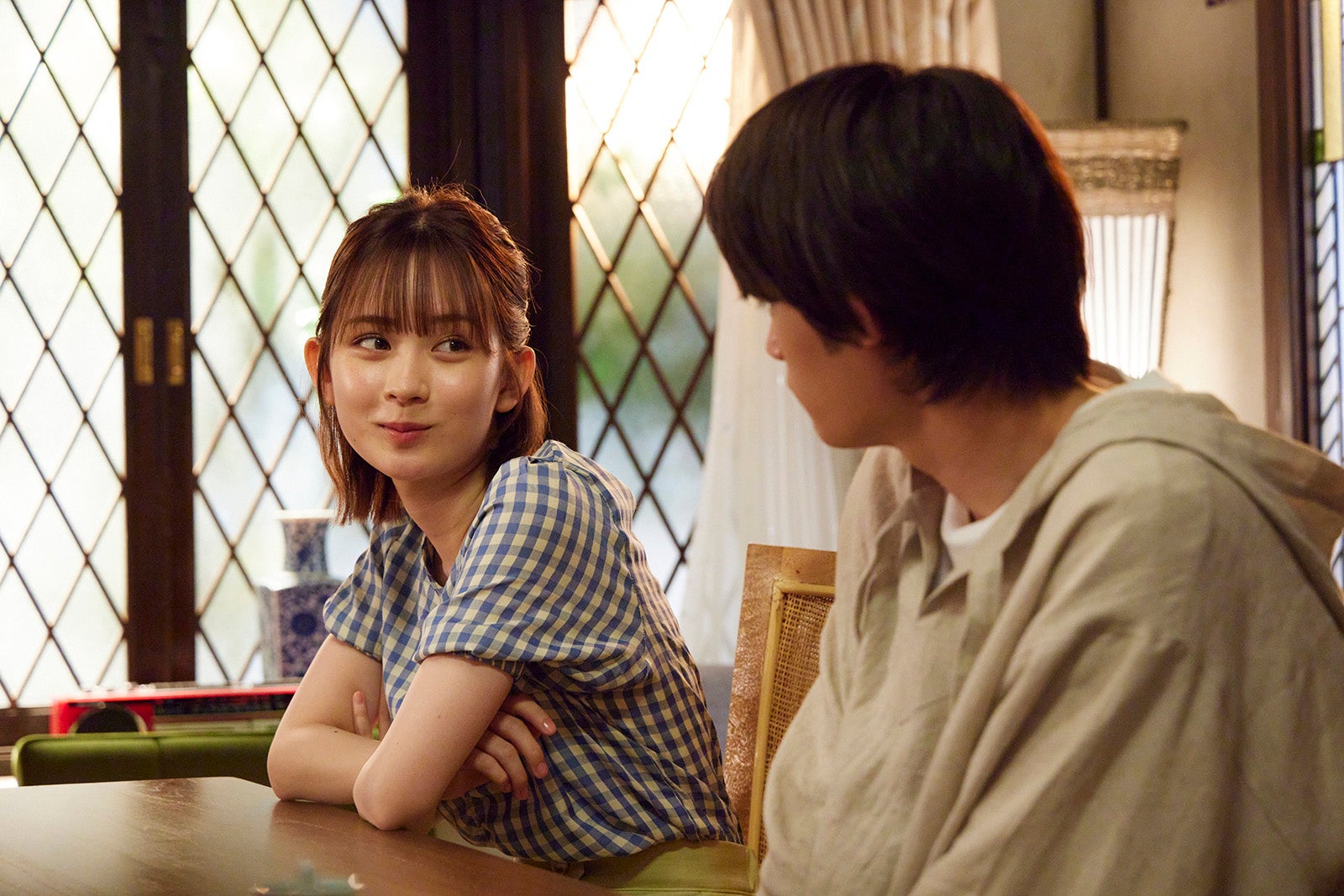 （左から）畑芽育、藤原大祐／「純愛ディソナンス」第7話より（C）フジテレビ