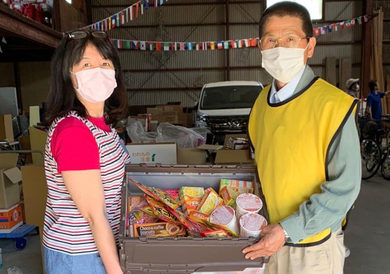 支援先の様子（提供画像）