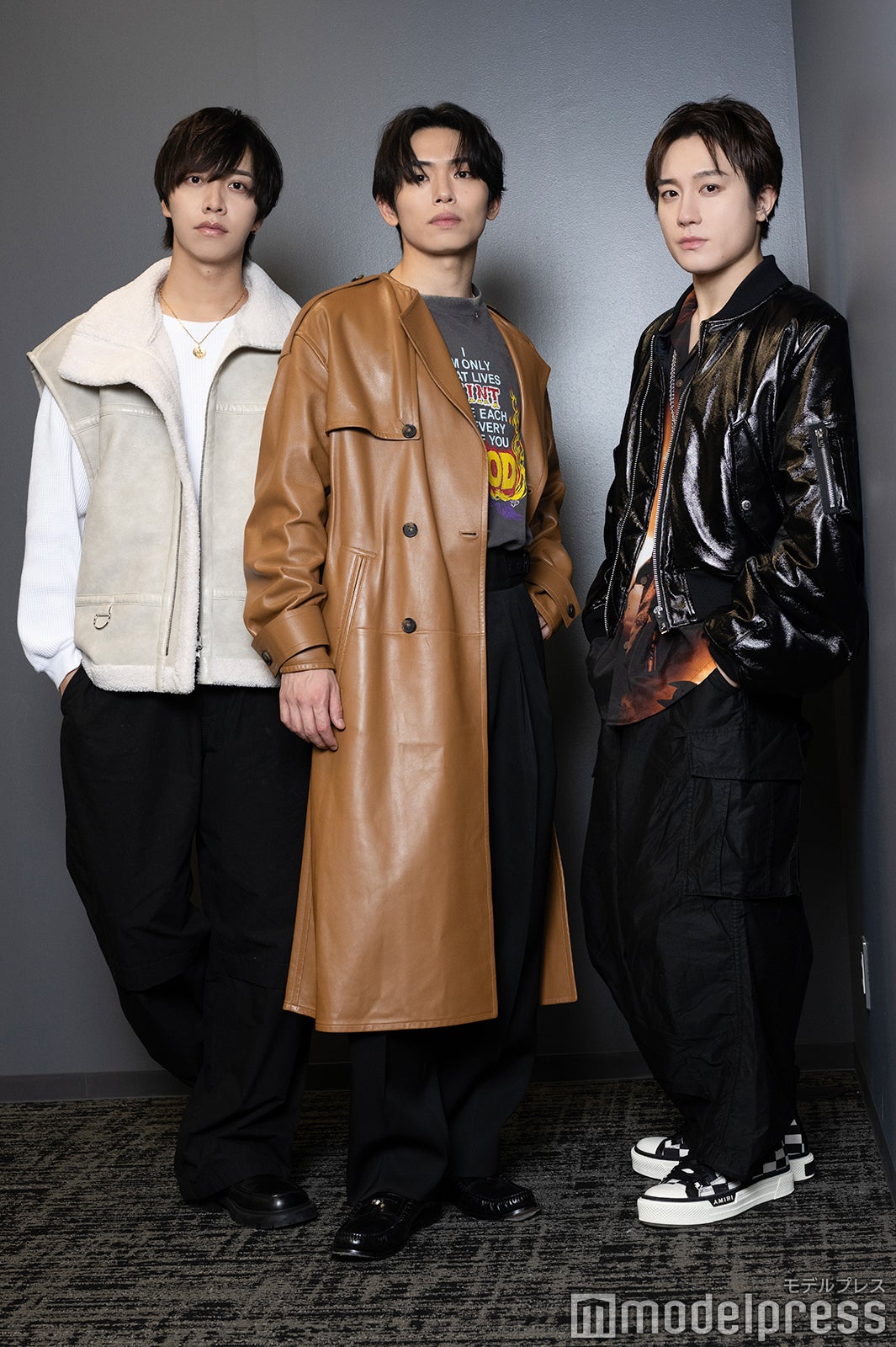 松井奏、影山拓也、椿泰我（C）モデルプレス