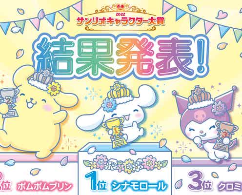 「2022年サンリオキャラクター大賞」結果発表 シナモロール初の3連覇達成