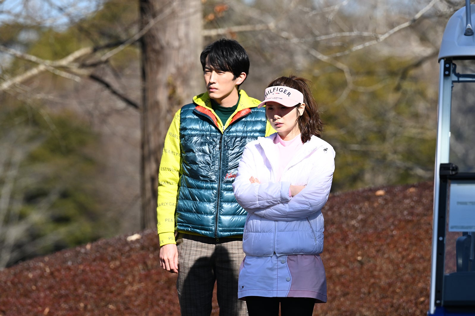 杉野遥亮、小野花梨「罠の戦争」第8話より（C）カンテレ