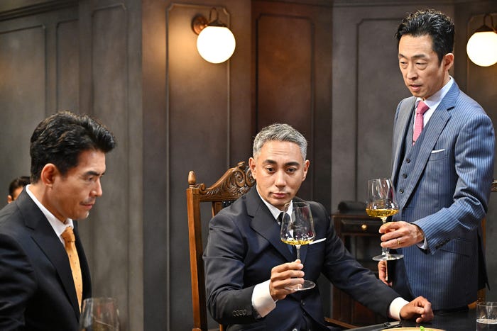 伊藤英明、市川團十郎、北村有起哉「リブート」第9話(C)TBS