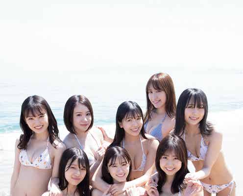NMB48加藤夕夏・安田桃寧・上西怜ら8人、水着姿を披露 「B.L.T.」増刊号表紙に登場