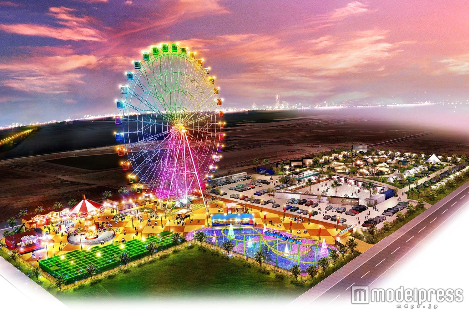 「木更津かんらんしゃパーク キサラピア」が誕生 大観覧車がメインの新スポット