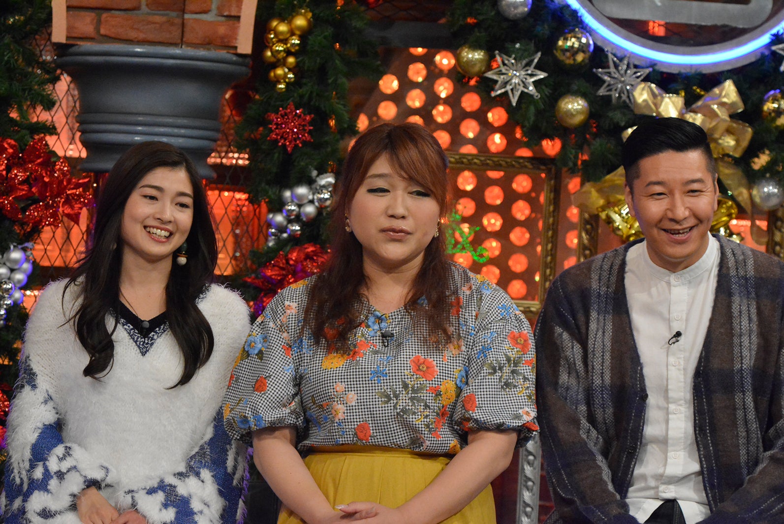 （左から）土屋炎伽さん、りんごちゃん、長田庄平／5日放送「ダウンタウンDX」より（C）読売テレビ
