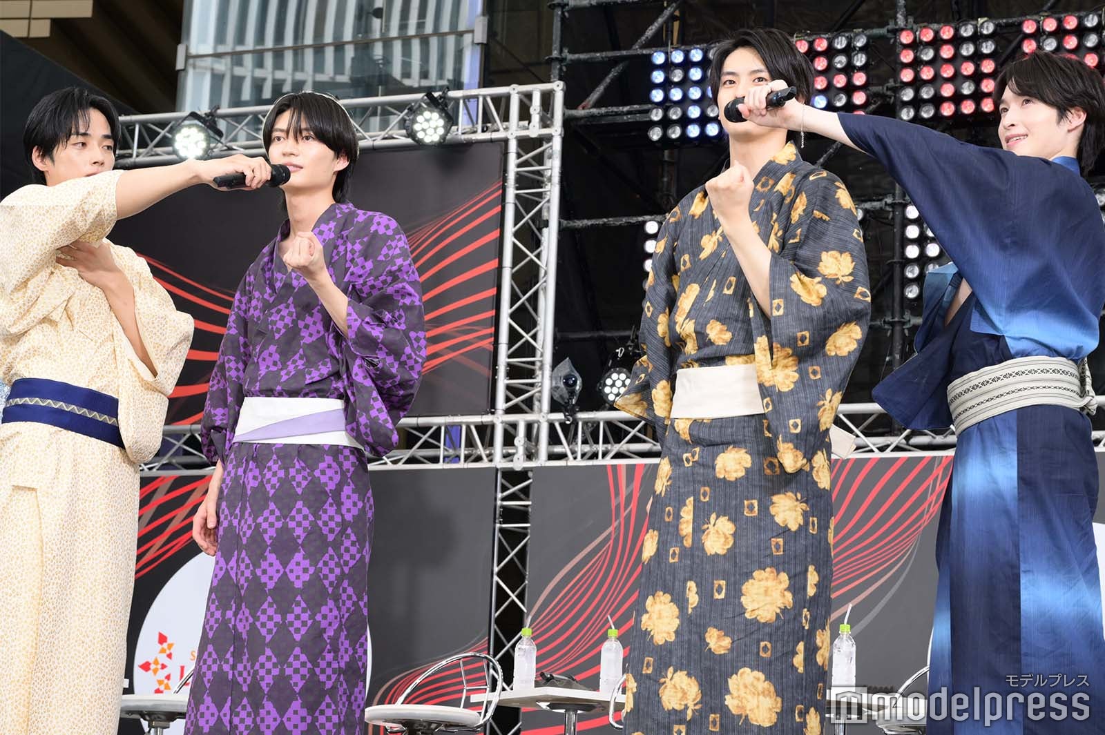 （左から）羽谷勝太、杢代和人、高野洸、阪本奨悟（C）モデルプレス