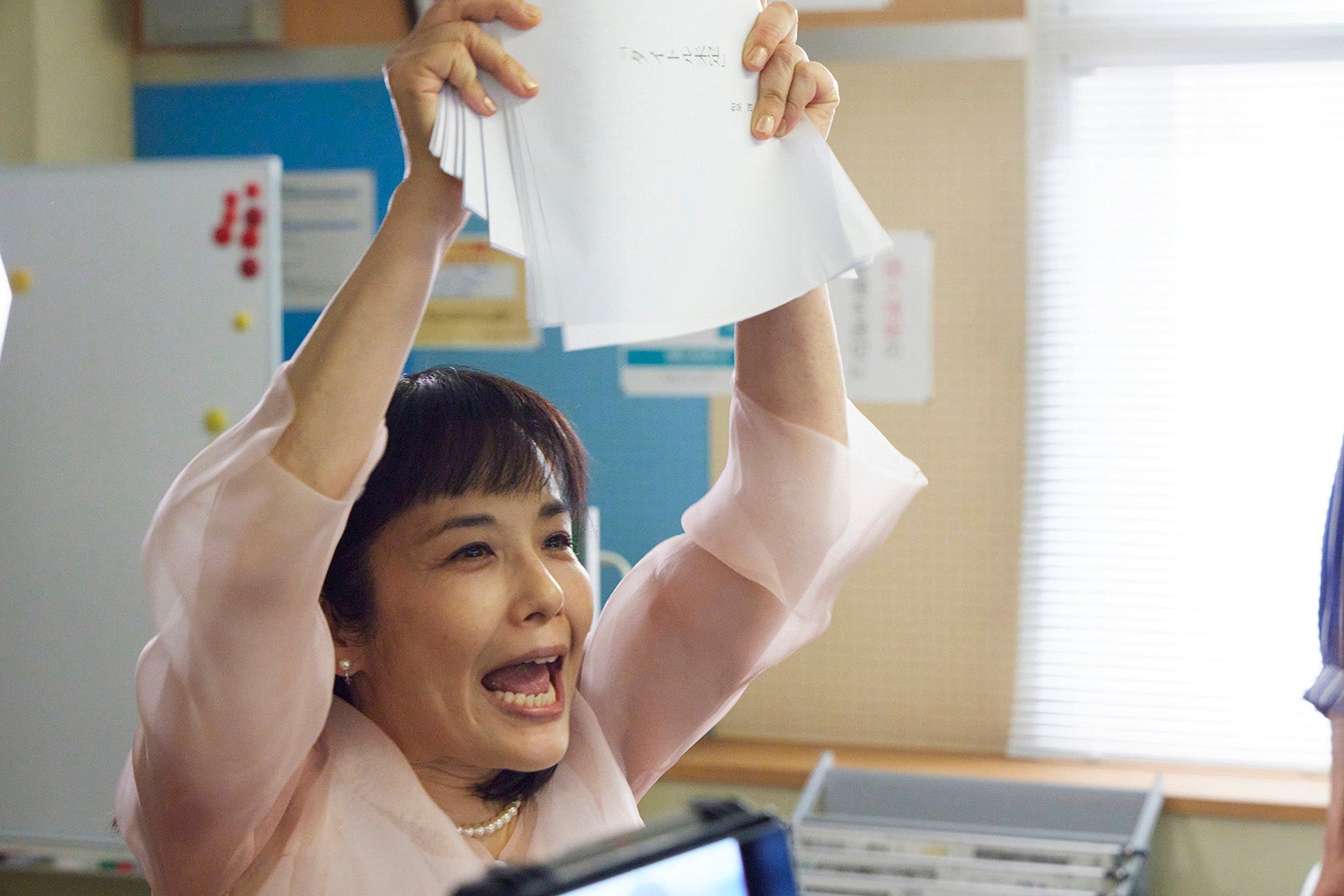 富田靖子／「純愛ディソナンス」第2話より（C）フジテレビ