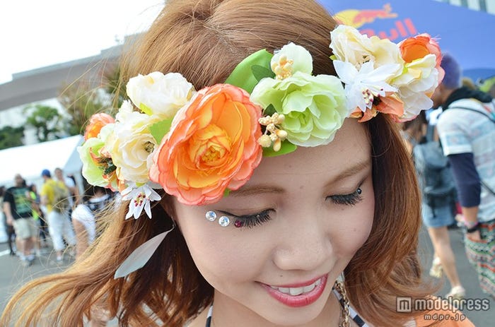 会場に集まったオシャレ女子たち