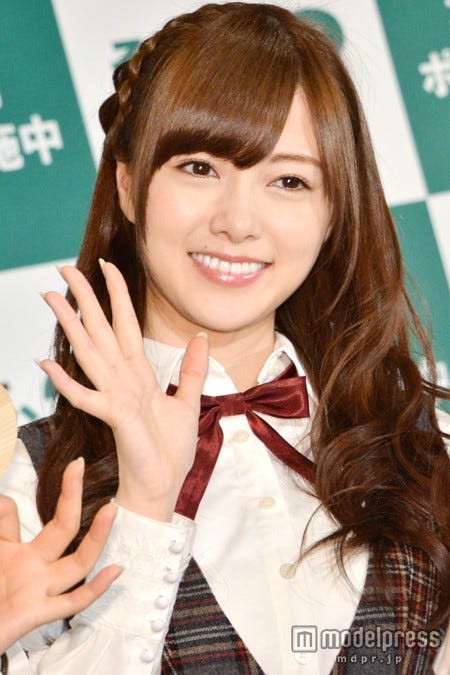 白石麻衣(編み込みヘア)/イベント写真より:2014年3月撮影 (C)モデルプレス