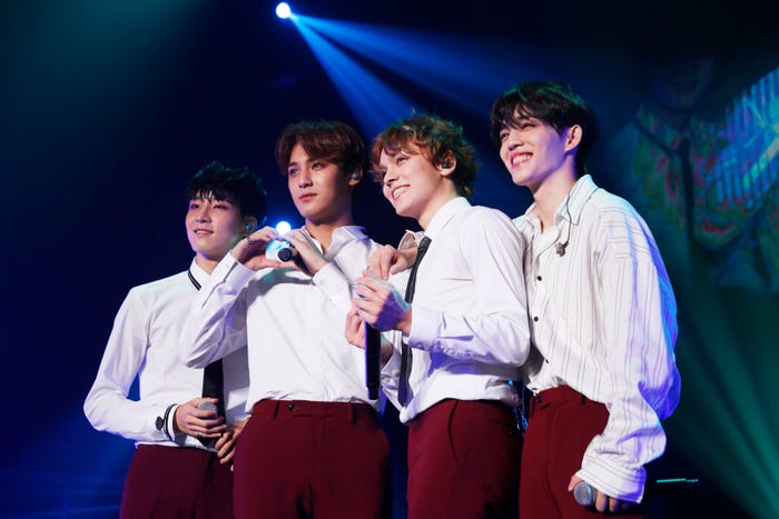 ヒップホップチーム/左から:ウォヌ、ミンギュ、バーノン、エスクプス(提供写真)