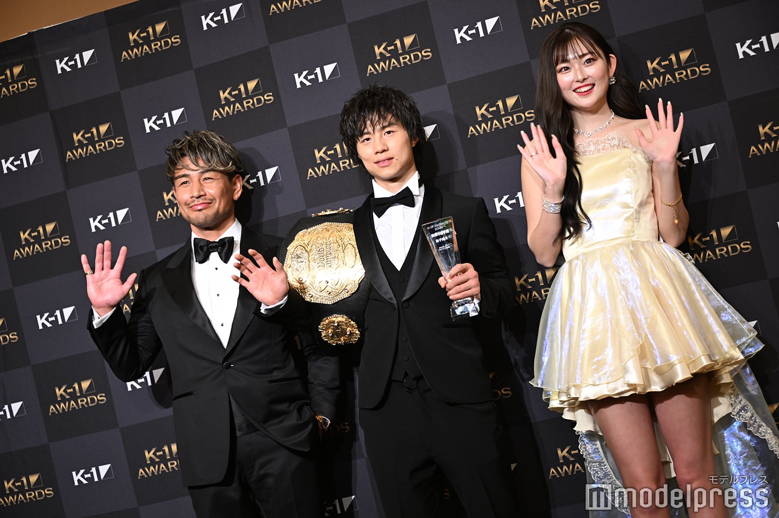 魔裟斗、金子晃大選手、ゆうちゃみ（C）モデルプレス
