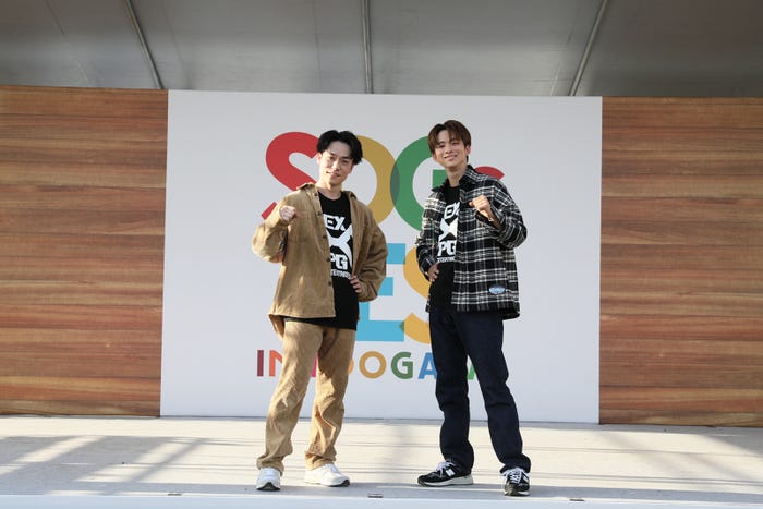 EXILE TETSUYA、澤本夏輝(C)SDGs FES in EDOGAWA