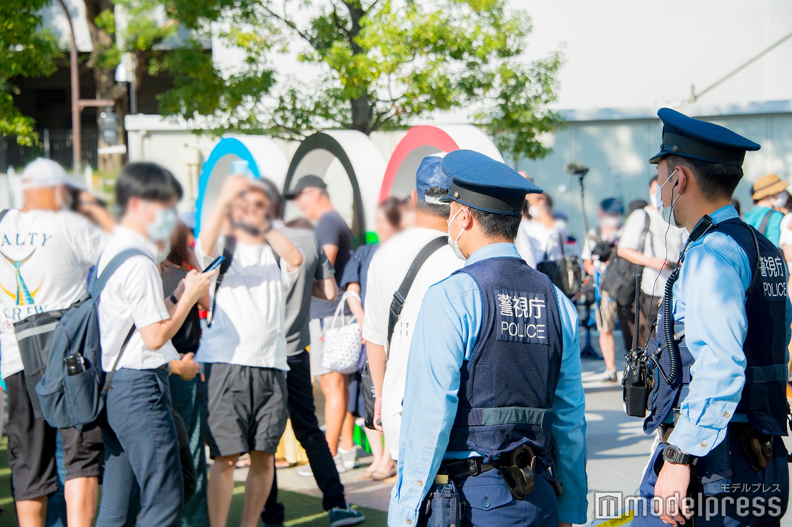 国立競技場付近の様子（C）モデルプレス