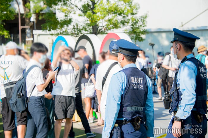 国立競技場付近の様子(C)モデルプレス