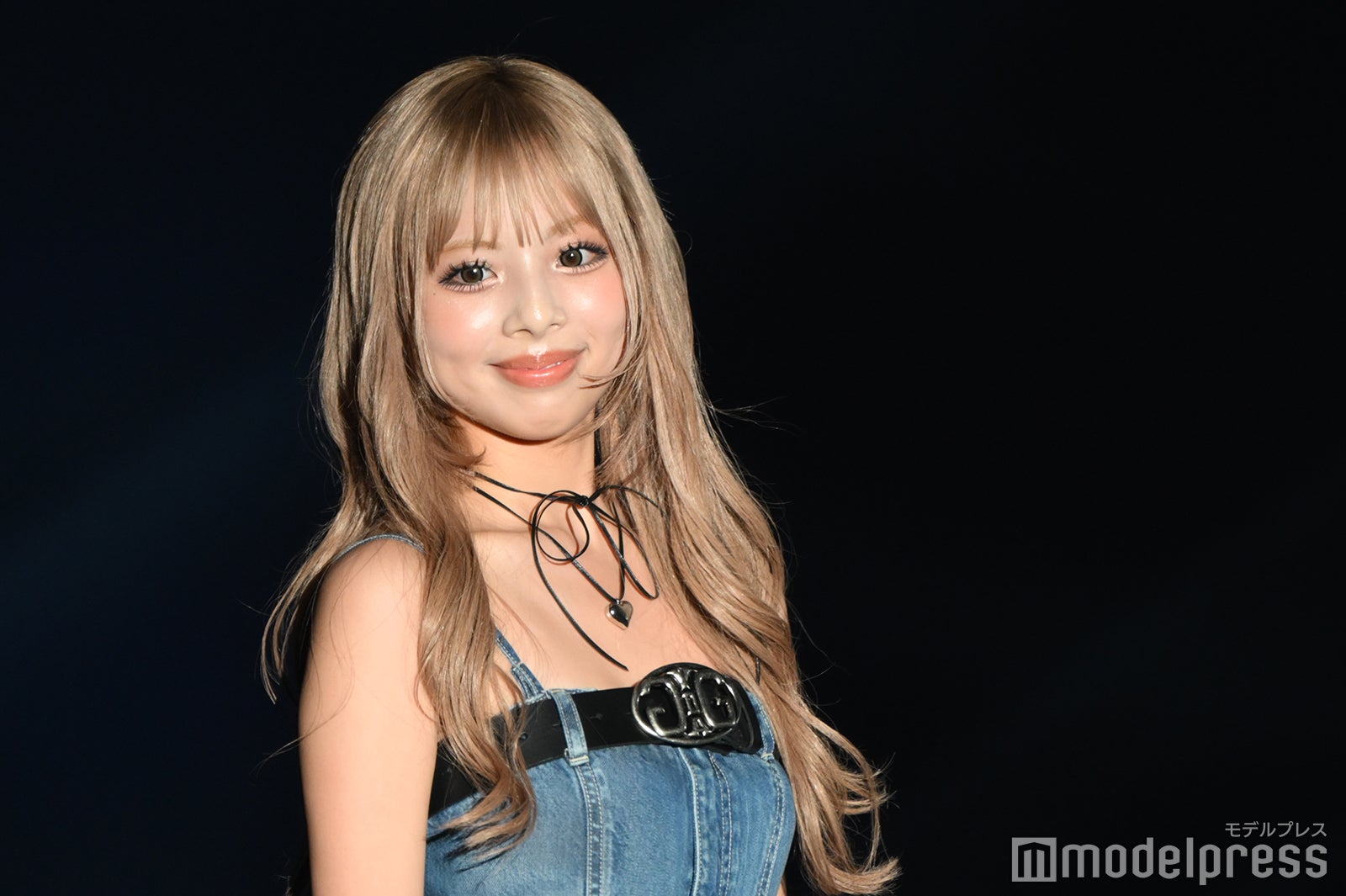 「今日好き」あいさ、美デコルテ披露 ブラックチョーカーがアクセント【TGC teen ICHINOSEKI 2024】