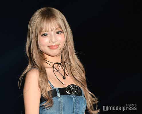 「今日好き」あいさ、美デコルテ披露 ブラックチョーカーがアクセント【TGC teen ICHINOSEKI 2024】