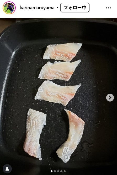 鯛焼き／丸山桂里奈Instagramより