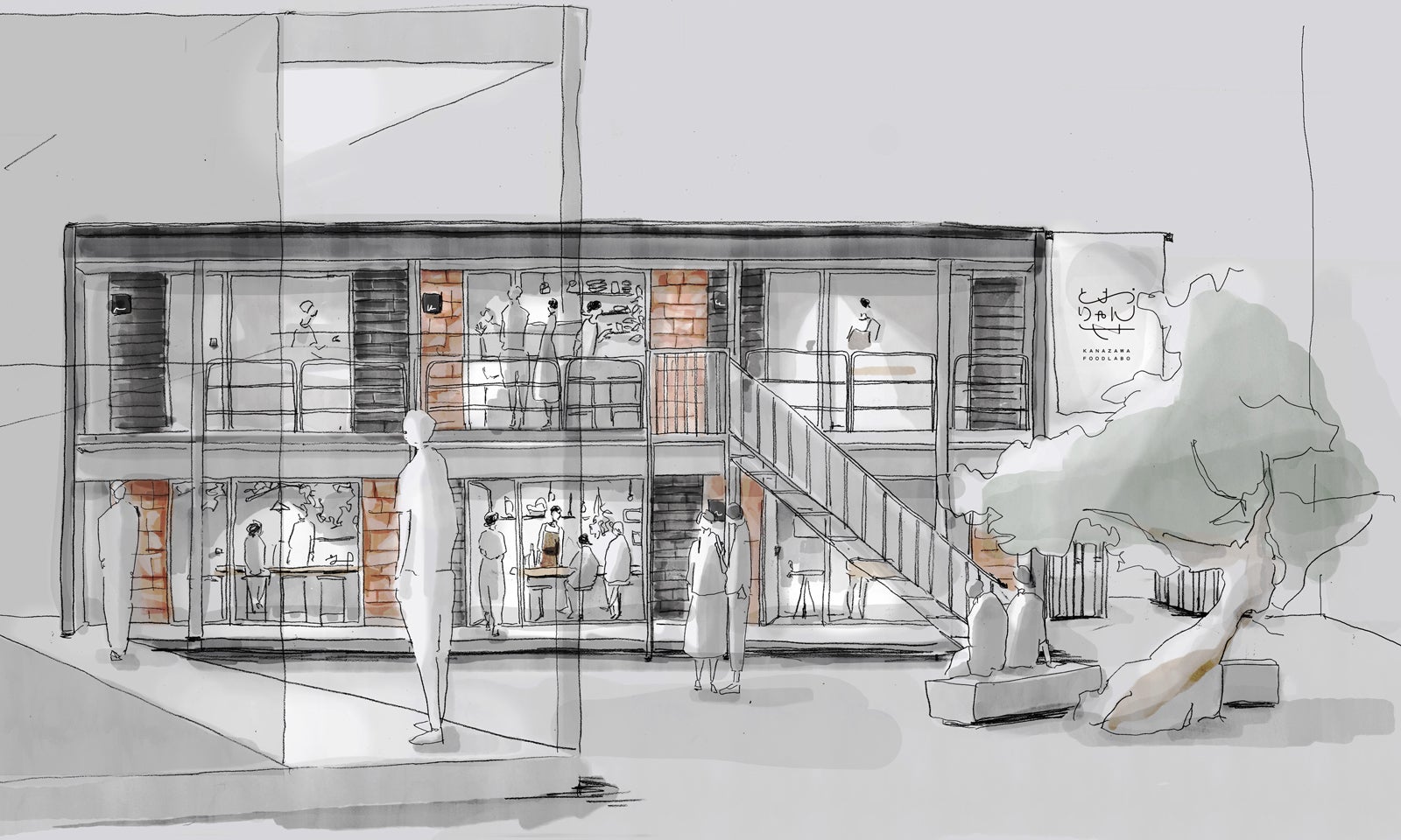 多彩な食を楽しめる「とおりゃんせ KANAZAWA FOODLABO」／画像提供：文化都市金沢構想