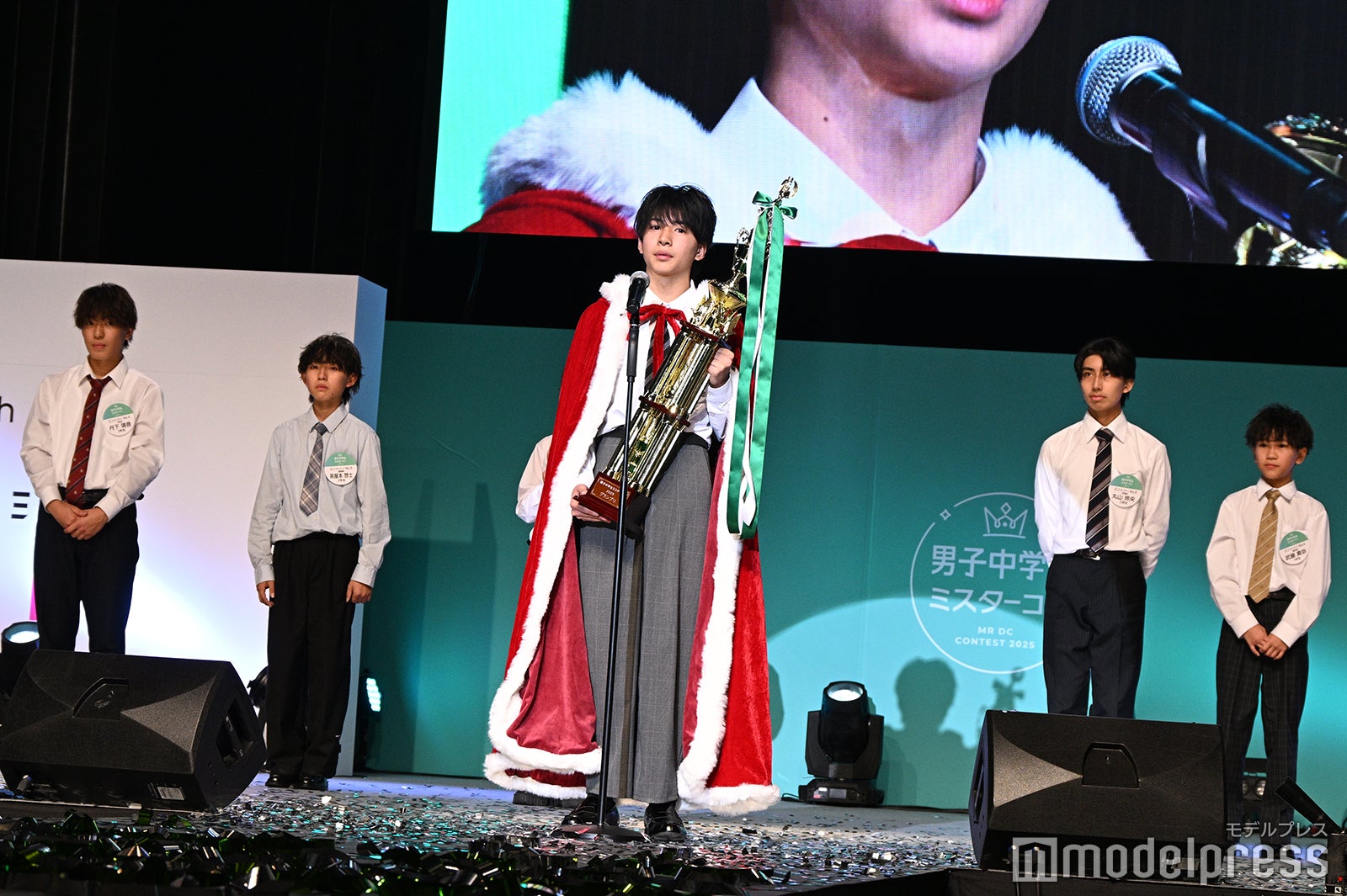 園山弥凪都くん「男子中学生ミスターコン2025」ファイナル審査より（C）モデルプレス
