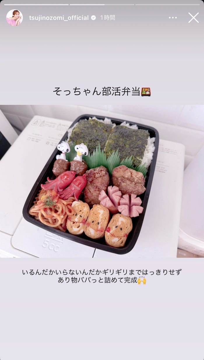 辻希美Instagramストーリーズより